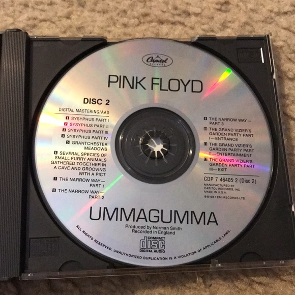 Pink Floyd UMMAGUMMA Double CD - Picture 6 of 6
